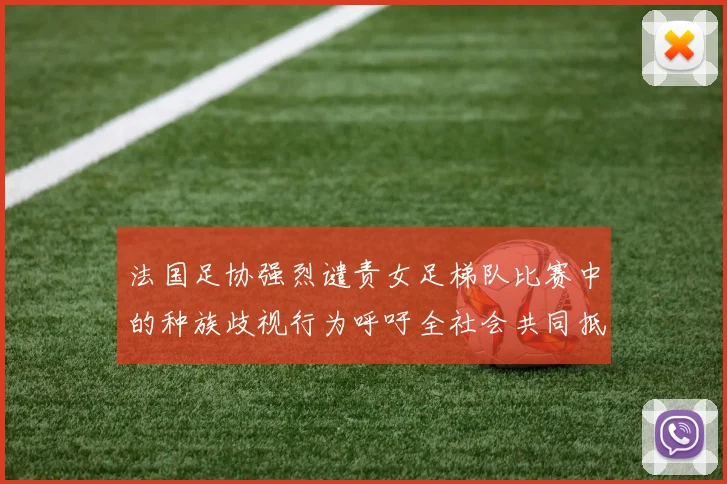 法国足协强烈谴责女足梯队比赛中的种族歧视行为呼吁全社会共同抵制