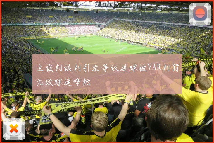 主裁判误判引发争议进球被VAR判罚无效球迷哗然
